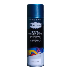 Balchan Industrial Quick Dry Enamel - Gloss White - 400G